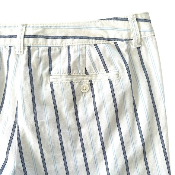 Ann Taylor LOFT striped shorts in 💯 cotton, high waisted - Picture 9 of 14